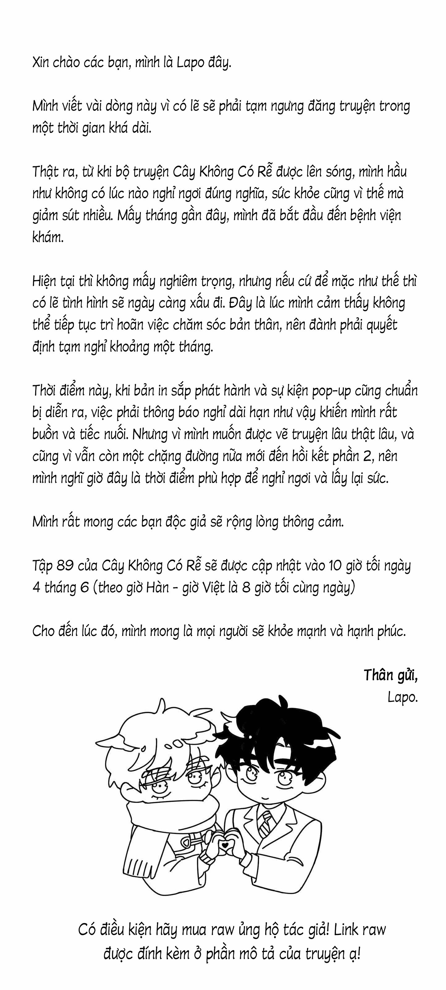 Đọc truyện (CBunu) Cây Không Có Rễ - Chapter 88.1