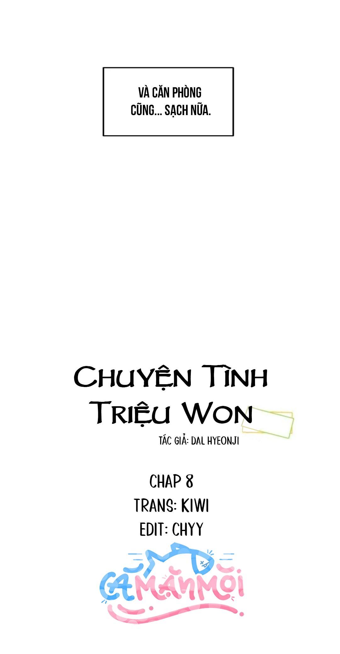 Đọc truyện Chuyện Tình Triệu Won - Chapter 8